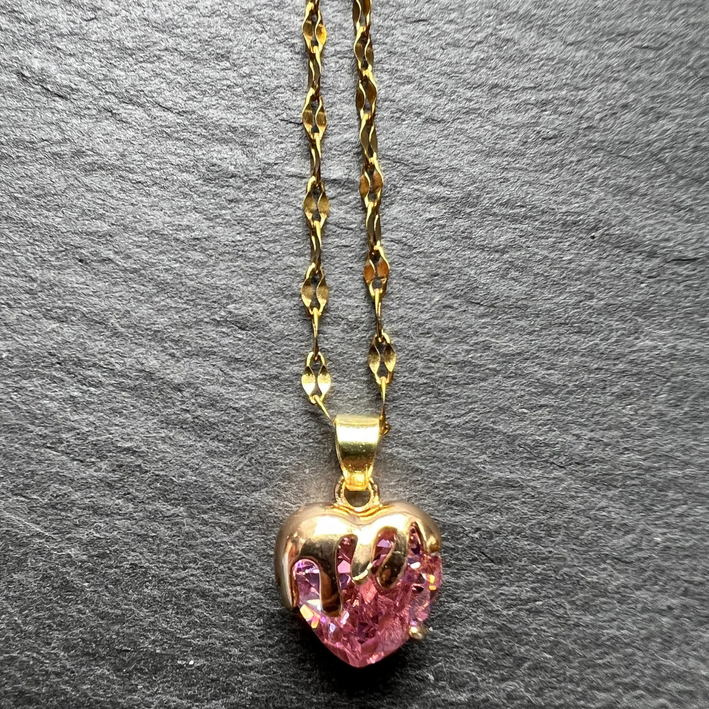 Cute Heart Sun Necklace for Women Gold Color Stainless Steel Long Chains Moon Star Boho Woman's Pendant Collares Choker