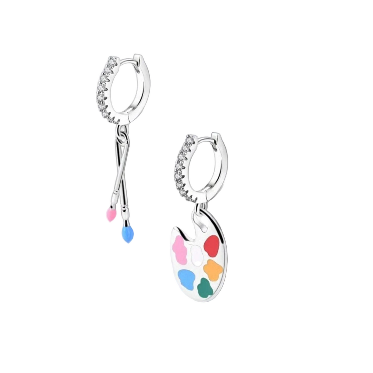 Earrings 925 Silver Original Sunflower Doughnut Strawberry Flower Cherry Earrings Jewelry Women Anniversary Gift