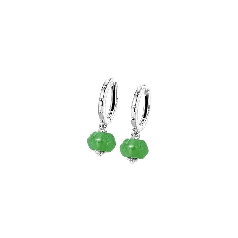 Earrings 925 Silver Original Sunflower Doughnut Strawberry Flower Cherry Earrings Jewelry Women Anniversary Gift