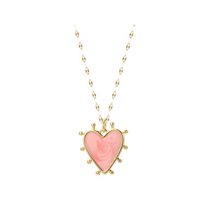 Cute Heart Sun Necklace for Women Gold Color Stainless Steel Long Chains Moon Star Boho Woman's Pendant Collares Choker