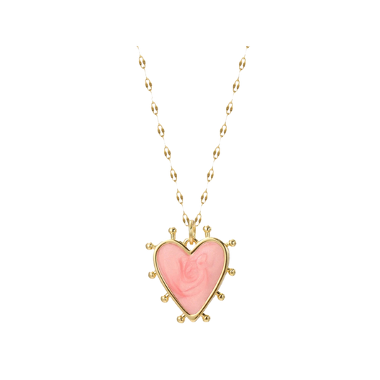 Cute Heart Sun Necklace for Women Gold Color Stainless Steel Long Chains Moon Star Boho Woman's Pendant Collares Choker