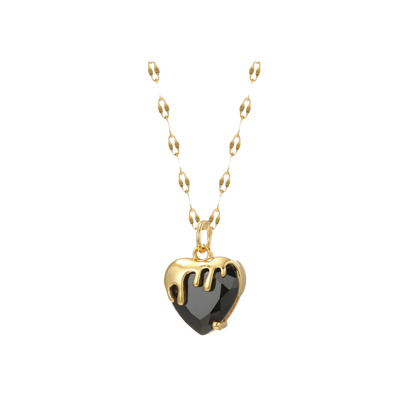 Cute Heart Sun Necklace for Women Gold Color Stainless Steel Long Chains Moon Star Boho Woman's Pendant Collares Choker