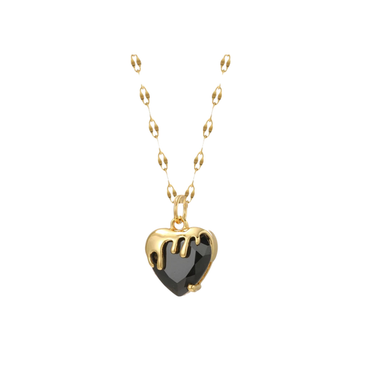 Cute Heart Sun Necklace for Women Gold Color Stainless Steel Long Chains Moon Star Boho Woman's Pendant Collares Choker