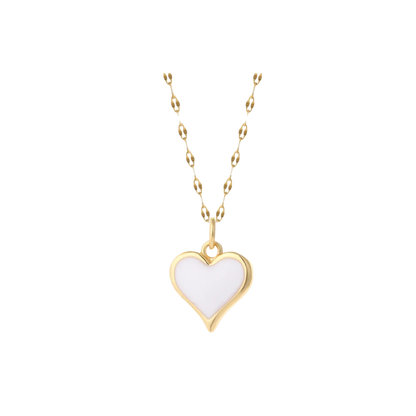 Cute Heart Sun Necklace for Women Gold Color Stainless Steel Long Chains Moon Star Boho Woman's Pendant Collares Choker