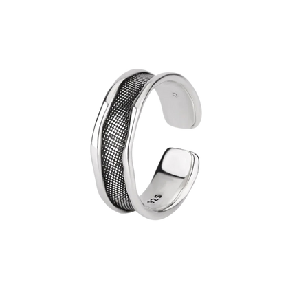 925 Sterling Silver Luxury Jewelry Irregular Vintage Rings For Women Ladies Accessories Wholesale Jewellery Allergy