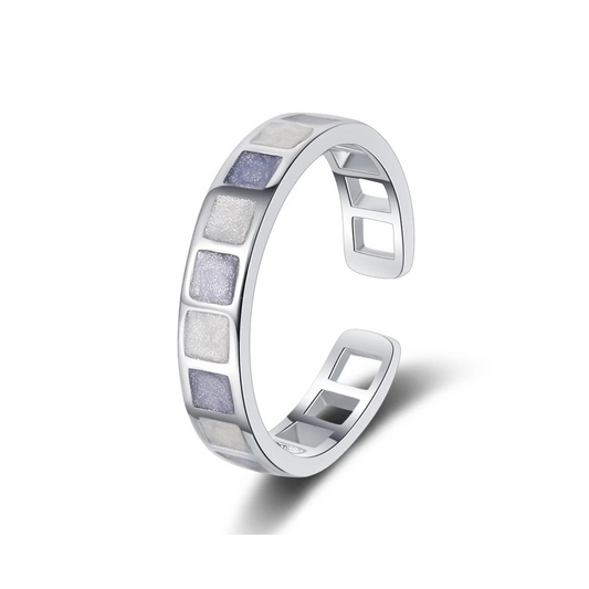 925 Sterling Silver Haze Blue Gutta Rings For Women Wedding Luxury Quality Jewelry Accessories Wholesale  Offers