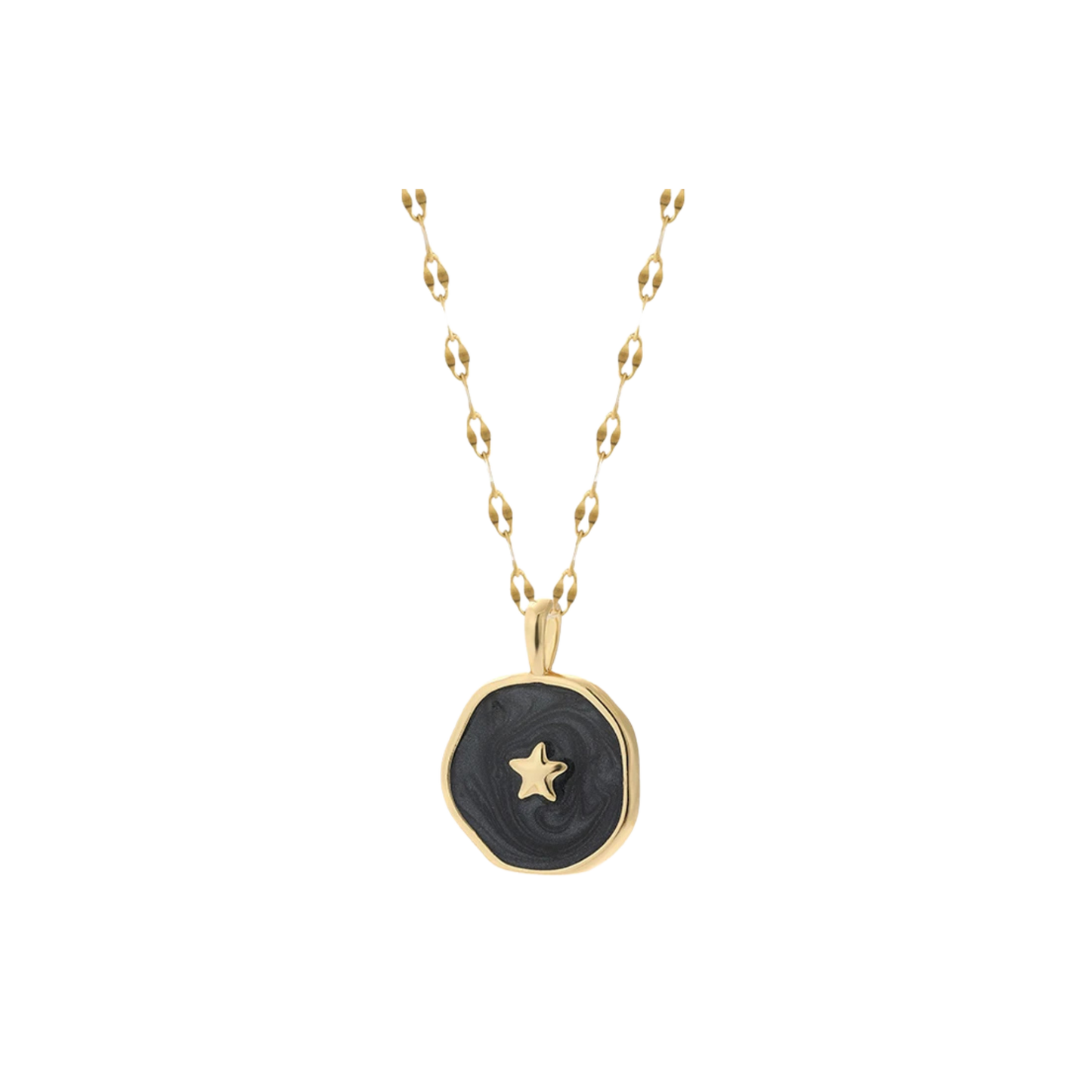 Cute Heart Sun Necklace for Women Gold Color Stainless Steel Long Chains Moon Star Boho Woman's Pendant Collares Choker