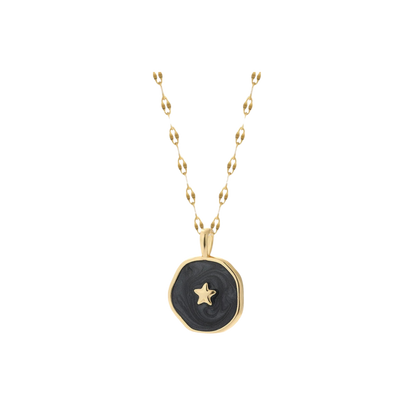 Cute Heart Sun Necklace for Women Gold Color Stainless Steel Long Chains Moon Star Boho Woman's Pendant Collares Choker
