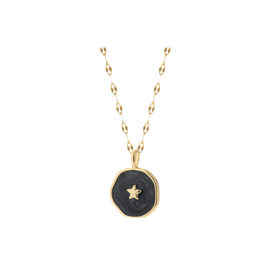 Cute Heart Sun Necklace for Women Gold Color Stainless Steel Long Chains Moon Star Boho Woman's Pendant Collares Choker