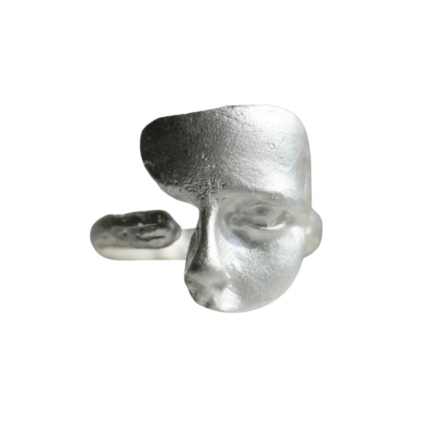 925 Sterling Silver Sanding Face Adjustable Rings For Women Ladies Elegant Luxury Quality Jewelry Accessories Jewellery