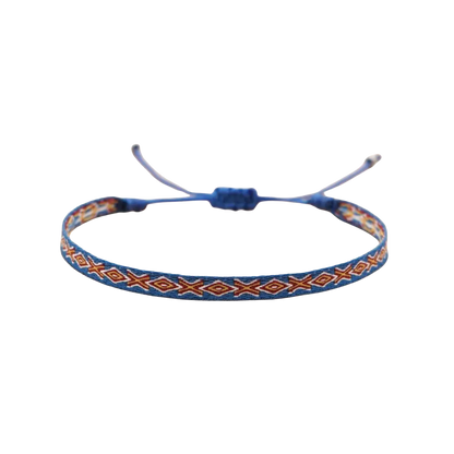 KKBEAD Wholesale Handwoven Bracelet Colombia Cloth Braided Wristband Bracelets for Women Men Gift Hippie Boho Friendship Jewelry