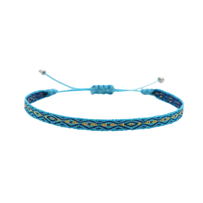 KKBEAD Wholesale Handwoven Bracelet Colombia Cloth Braided Wristband Bracelets for Women Men Gift Hippie Boho Friendship Jewelry