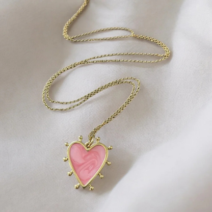 Cute Heart Sun Necklace for Women Gold Color Stainless Steel Long Chains Moon Star Boho Woman's Pendant Collares Choker