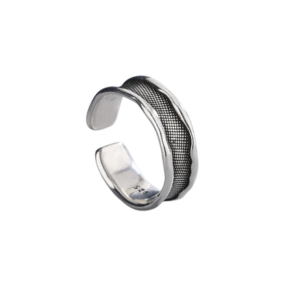 925 Sterling Silver Luxury Jewelry Irregular Vintage Rings For Women Ladies Accessories Wholesale Jewellery Allergy