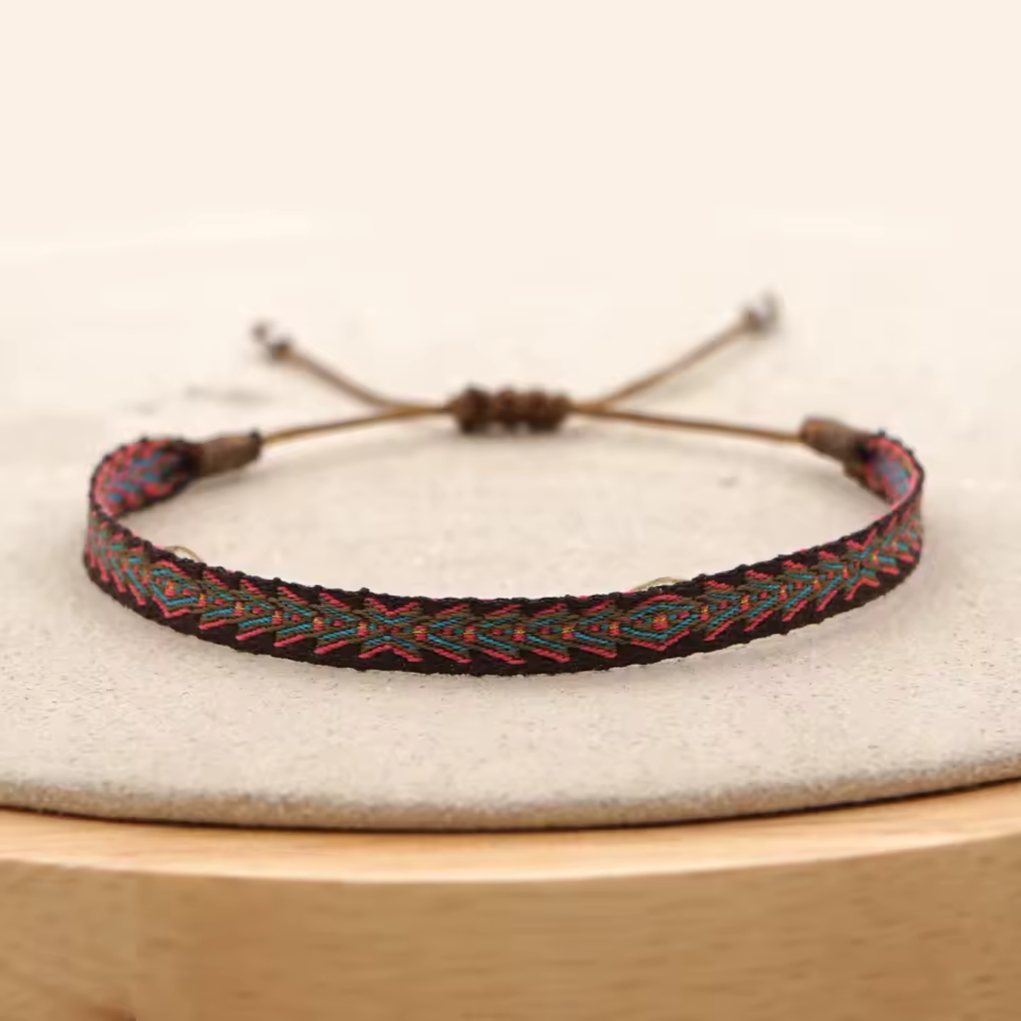 KKBEAD Wholesale Handwoven Bracelet Colombia Cloth Braided Wristband Bracelets for Women Men Gift Hippie Boho Friendship Jewelry