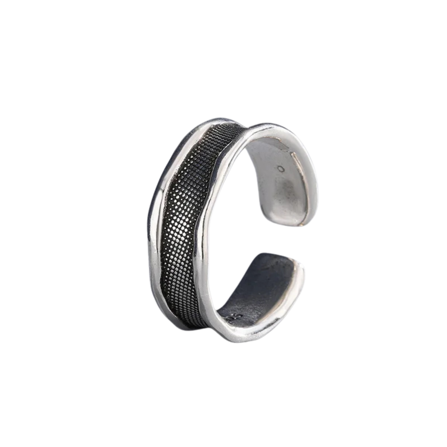 925 Sterling Silver Luxury Jewelry Irregular Vintage Rings For Women Ladies Accessories Wholesale Jewellery Allergy