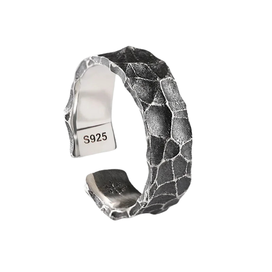 925 Sterling Silver Stone Grain Men Woman Adjustable Rings Luxury Designer Jewelry Gift Female Free Shipping Offers GaaBou