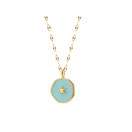 Cute Heart Sun Necklace for Women Gold Color Stainless Steel Long Chains Moon Star Boho Woman's Pendant Collares Choker