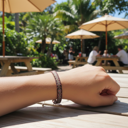 KKBEAD Wholesale Handwoven Bracelet Colombia Cloth Braided Wristband Bracelets for Women Men Gift Hippie Boho Friendship Jewelry