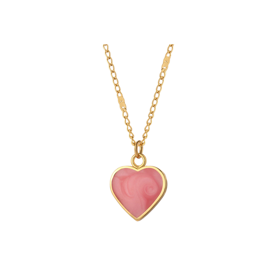 Cute Heart Sun Necklace for Women Gold Color Stainless Steel Long Chains Moon Star Boho Woman's Pendant Collares Choker