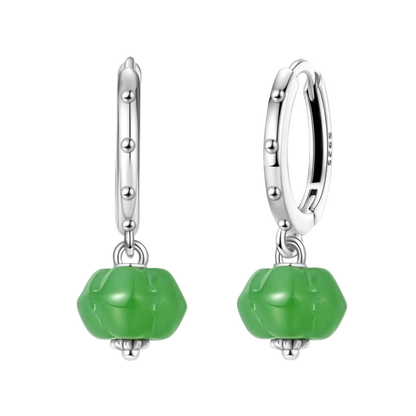 Earrings 925 Silver Original Sunflower Doughnut Strawberry Flower Cherry Earrings Jewelry Women Anniversary Gift