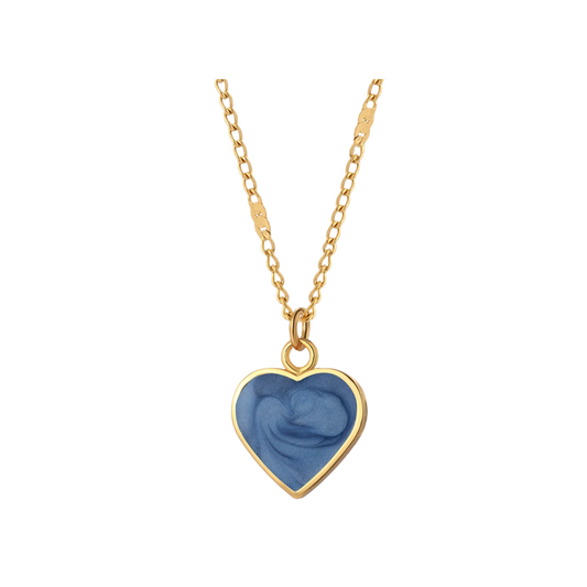 Cute Heart Sun Necklace for Women Gold Color Stainless Steel Long Chains Moon Star Boho Woman's Pendant Collares Choker