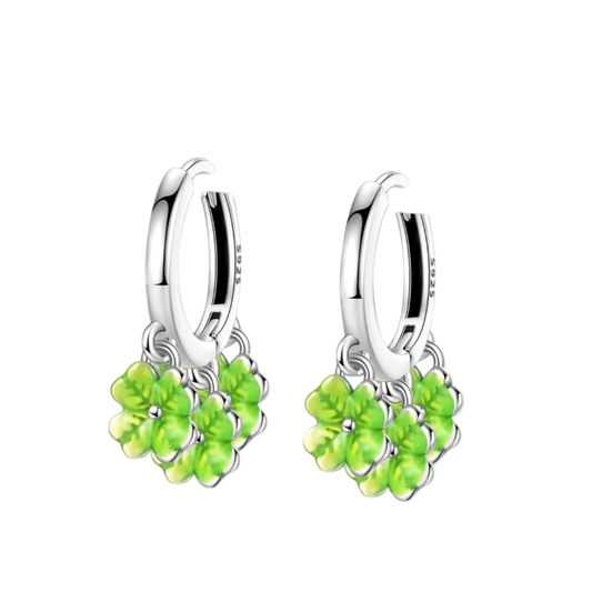 Earrings 925 Silver Original Sunflower Doughnut Strawberry Flower Cherry Earrings Jewelry Women Anniversary Gift