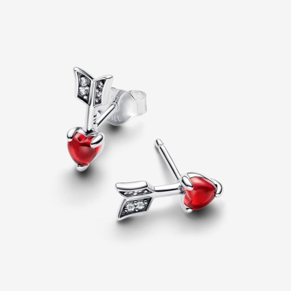 European 925 Silver Star Moon, Butterfly, Red Green Square Earrings, Suitable for Women's Festival Exquisite Charm Jewelry Gifts