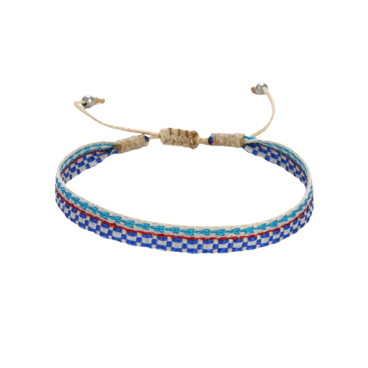 KKBEAD Wholesale Handwoven Bracelet Colombia Cloth Braided Wristband Bracelets for Women Men Gift Hippie Boho Friendship Jewelry