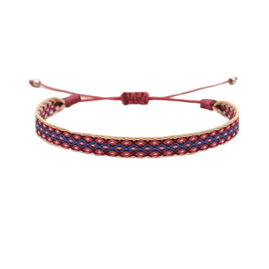 KKBEAD Wholesale Handwoven Bracelet Colombia Cloth Braided Wristband Bracelets for Women Men Gift Hippie Boho Friendship Jewelry
