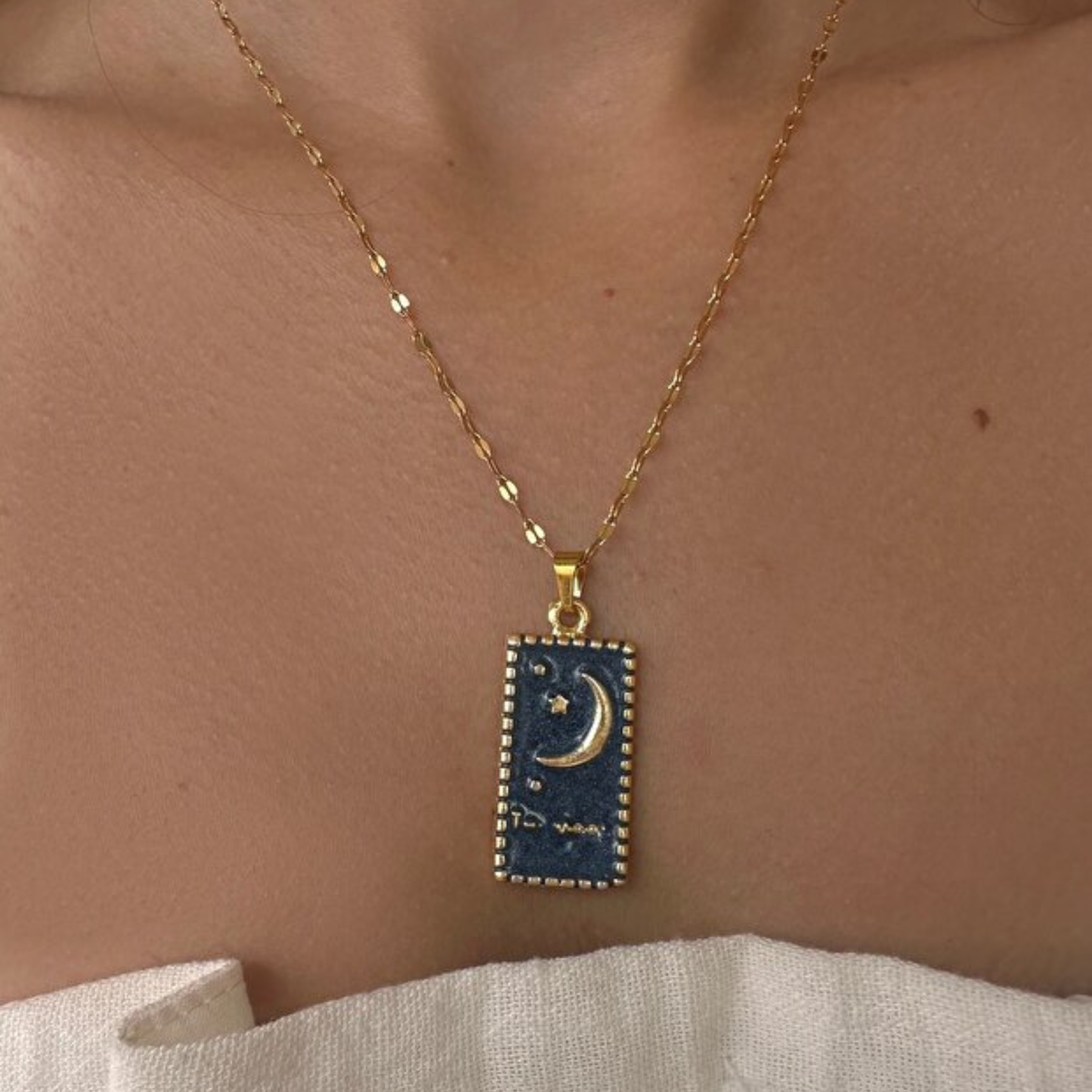 Cute Heart Sun Necklace for Women Gold Color Stainless Steel Long Chains Moon Star Boho Woman's Pendant Collares Choker