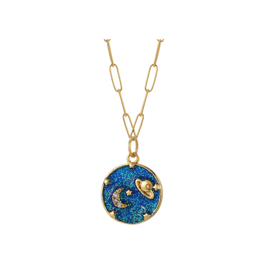 Cute Heart Sun Necklace for Women Gold Color Stainless Steel Long Chains Moon Star Boho Woman's Pendant Collares Choker