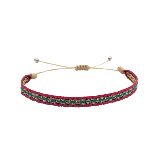 KKBEAD Wholesale Handwoven Bracelet Colombia Cloth Braided Wristband Bracelets for Women Men Gift Hippie Boho Friendship Jewelry