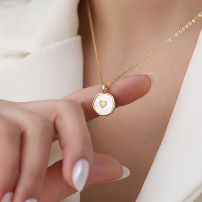 Cute Heart Sun Necklace for Women Gold Color Stainless Steel Long Chains Moon Star Boho Woman's Pendant Collares Choker