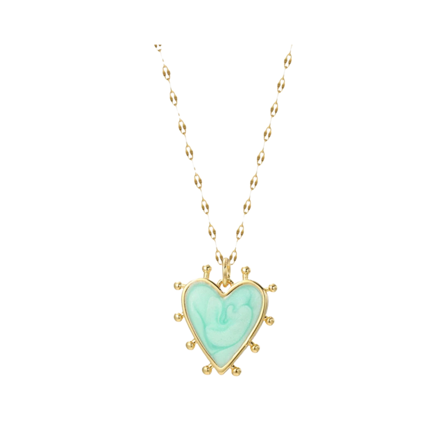 Cute Heart Sun Necklace for Women Gold Color Stainless Steel Long Chains Moon Star Boho Woman's Pendant Collares Choker