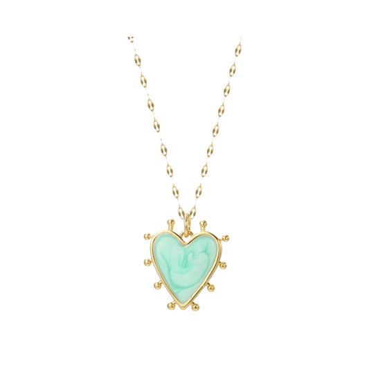 Cute Heart Sun Necklace for Women Gold Color Stainless Steel Long Chains Moon Star Boho Woman's Pendant Collares Choker