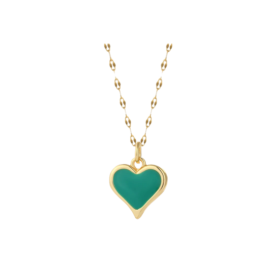 Cute Heart Sun Necklace for Women Gold Color Stainless Steel Long Chains Moon Star Boho Woman's Pendant Collares Choker