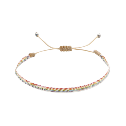 KKBEAD Wholesale Handwoven Bracelet Colombia Cloth Braided Wristband Bracelets for Women Men Gift Hippie Boho Friendship Jewelry