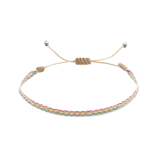 KKBEAD Wholesale Handwoven Bracelet Colombia Cloth Braided Wristband Bracelets for Women Men Gift Hippie Boho Friendship Jewelry