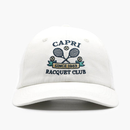 Capri Racquet Club Souvenir Daddy Cap (Off-White)