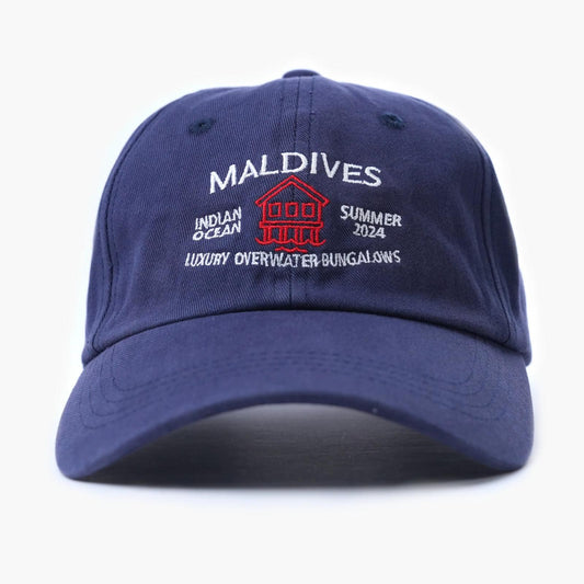 Maldives Souvenir Daddy Cap (Navy Blue)